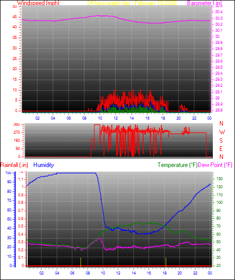 24 Hour Graph for Day 10