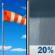 Sunday: Sunny then Isolated Rain Showers