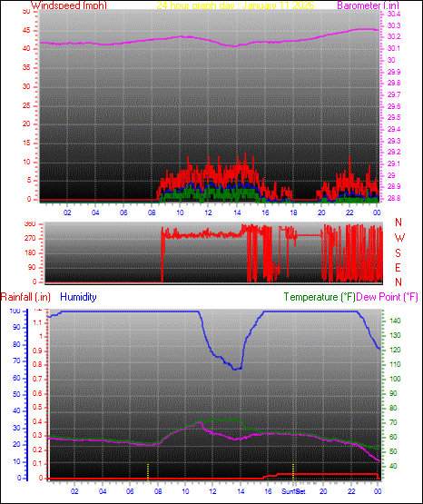 24 Hour Graph for Day 11